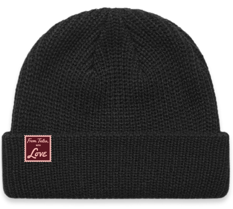 Cable Black From Tulsa With Love Beanie